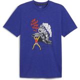 Puma Mens No Train No Gain Tee Erkek T-shirt-mavi