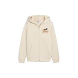 Puma Mid 90s Full Zip Çocuk Bej Kapüşonlu Ceket