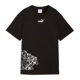 Puma Mid 90s Relaxed Graphic Erkek Çocuk Tişört, 7-8 Yaş, 57-692610-7, Siyah, Erkek Çocuk
