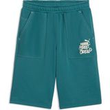 Puma Mid 90S Relaxed Long Erkek Çocuk Yeşil Şort - 7 - 8 Yaş
