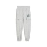 Puma MID90s Cargo Sweatpants Erkek Çocuk Eşofman Altı Light Gray Heather 7-8 Yaş