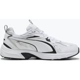 Puma Milenio Tech Unisex Spor Ayakkabı 40262301 Beyaz Tekstil Malzeme Düz Taban Tasarım
