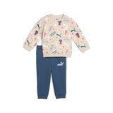 PUMA MINICATS Crew Bebek Eşofman Takımı, Alpine Snow, 9-12M_12M_FR