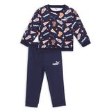 Puma Minicats Crew Çocuk Mavi Eşofman Takımı, 9-12-ay, 689731, New Navy Blue, üniseks-çocuk