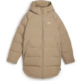 Puma Monomaterial Kadın Parka - Mercan - Gri
