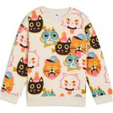Puma Moody Cat Crew Çocuk Bisiklet Yaka Sweatshirt - 5 - 6 Yaş - Krem