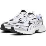 Puma Morphic Base Unisex Spor Ayakkabı Beyaz Renkli Nefes Alabilir Yapı Kauçuk Dış Taban