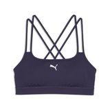 PUMA MOVE Strappy Bra - Low Kadın Sütyen, Deep Plum, M