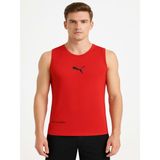 Puma P02817 Erkek Petekli Askılı T-Shirt - Kırmızı - ST02817-KIRMIZI-L - Beyaz
