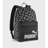 Puma Phase Aop Backpack Unisex Puma Desenli Sırt Çantası 9116901 Siyah