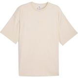 Puma Pl Lifestyle Tee Erkek Yetişkin T-Shirt - XL - Krem