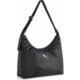 Puma Pop Slouchy Hobo 7.5 lt Çanta Düz Desenli Ergonomik Tasarım 30 cm x 32 cm x 11 cm Boyut - Siyah - 040 - Standart