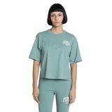 PUMA PUMA CLASS Relaxed Crop Tee Kadın Tişört, Green Moon, XS