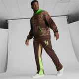 PUMA PUMA HOOPS x LAFRANCÉ Erkek Eşofman Altı (Chestnut Brown-Sand Dune-Green/L)