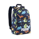 Puma Puma Phase Aop S Bp Unisex Çocuk Sırt Çantası Puma Navy-Sporty Dino Aop Tek Beden