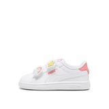 PUMA Puma Smash 3.0 Badges V Inf Kız Bebek Spor Ayakkabı PUMA White-Passionfruit 25