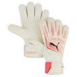 PUMA PUMA ULTRA Match RC erkek çocuk kaleci eldiveni, PUMA White-Glowing Red-PUMA Black, 10