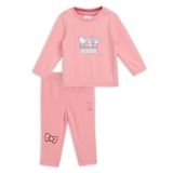 PUMA PUMA X HK&FR Crew Set Kadın Eşofman Takımı, Pink Fruit, 1-2 YAŞ