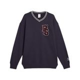 PUMA PUMA x STAPLE Erkek Sweatshirt (New Navy/XS)
