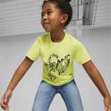 Puma Puma X Trolls Graphic Kız Çocuk Yeşil Yuvarlak Yaka Tişört - Sarı - 3 - 4 Yaş