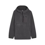 Puma Pumatech Erkek Yarım Fermuarlı Kapüşonlu Sweatshırt,Gray 2Xl