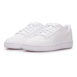 PUMA Reb-L Jr Sneaker White- White 37.5, 37.5 EU, 398993, PUMA White-PUMA White, Üniseks-Çocuklar