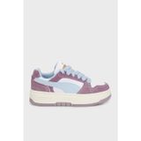 Puma Rebound Femme Memoires Jr Logolu Süet Sneaker Bayan Ayakkabı 40434001 Mor-Mavi