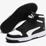 Puma Rebound Layup SL Erkek Bilekli Günlük Ayakkabı 36957301 SİYAH BEYAZ