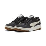 PUMA Rebound Retro SD Unisex Yetişkin Spor Ayakkabı, PUMA Black-whte-Gray-Wht, 36