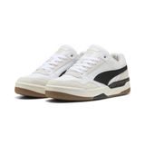 PUMA Rebound Retro SD Unisex Yetişkin Spor Ayakkabı White-Black-Feather Gray 42