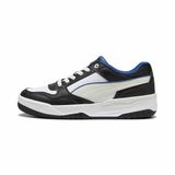 PUMA Rebound Retro Unısex Ayakkabı,Puma White-Vapor Gray-Puma Bla 47