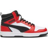 Puma Rebound V6 Bilekli Sneaker Spor Ayakkabı - Kırmızı - Beyaz