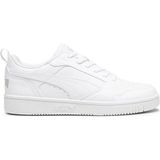 Puma Rebound v6 Low Beyaz Erkek Spor Ayakkabı Düz Desenli Kauçuk Taban ile Rahat Kullanım