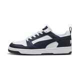 Puma Rebound V6 Low Puma Beyaz White New Navy Unisex Spor Ayakkabı
