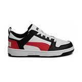 Puma Rebound V6 Low Unisex Spor Ayakkabı Tekstil Malzeme ile Çok Renkli Tasarım 392328-04 - Beyaz