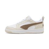 Puma Rebound v6 Low White-Totally Taupe-Alpine Snow Erkek-Unisex Günlük Spor Ayakkabı