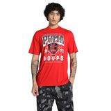 Puma Rival Rage 4 Erkek Kırmızı Yuvarlak Yaka Tişört, L
