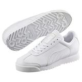 Puma Roma Basic Youth Trainers White Light Gray Unisex Çocuk Spor Ayakkabı