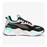Puma RS-X Reinvention Women Black Leather Sneaker Siyah Hakiki Deri Günlük Kadın Spor Ayakkabı