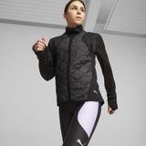 Puma Run Cloudspun Kadın Siyah Yuvarlak Yaka Yelek