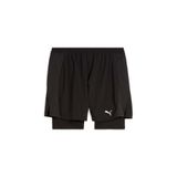 Puma Run Velocity 2In1 Short 526611 Erkek Taytlı Şort SİYAH