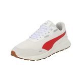 Puma Runtamed Frosted Ivory-For All Time Red-Silver Erkek Spor Ayakkabı
