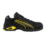 Puma Safety Amsterdam Sarı Siyah Low Alüminyum Burunlu İş Ayakkabısı S3 Src 46 Numara
