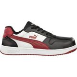 Puma Safety Frontcourt Low S3L Esd Spor Iş Ayakkabısı - Beyaz - Kırmızı
