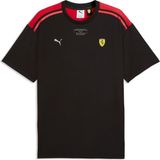 Puma Scuderıa Ferrarı Cloudspun Erkek Tişört - XL - Puma Black