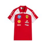 PUMA Scuderia Ferrari F1 2026 Çocuk Takım Polo Tişört - Kırmızı