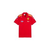 PUMA Scuderia Ferrari F1 2026 Erkek Takım Hypercar Polo Tişört - Kırmızı, Kırmızı, XXL