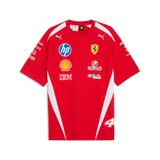 Puma SCUDERIA FERRARI HP REPLICA DRIVERS UNISEX Tişört, XL, 713827, PUMA Red-LH, Unisex Yetişkin