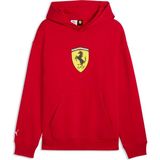 Puma Scuderıa Ferrarı Shıeld Erkek Kapüşonlu Sweatshırt - Rosso Corsa
