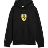 Puma Scuderıa Ferrarı Shıeld Erkek Kapüşonlu Sweatshırt - XL - Puma Black